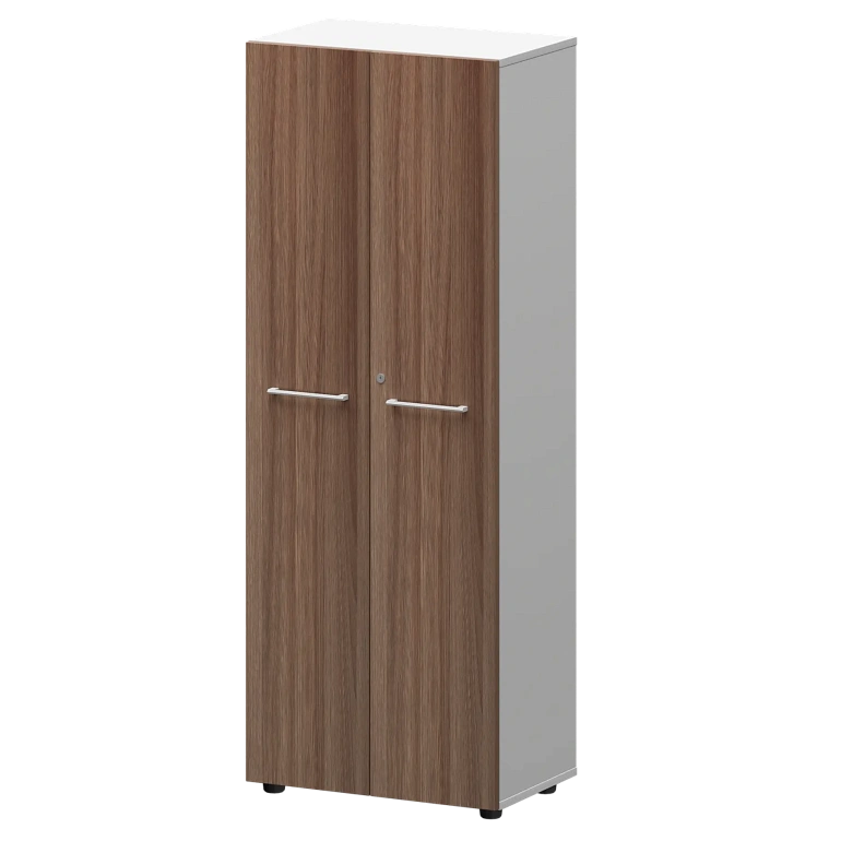 шкаф для одежды protech kzs-46 темный шимо/белый фото