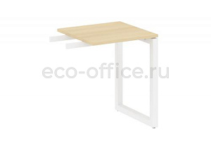 Приставной элемент на О-образном м/к METAL SYSTEM QUATTRO 5x5 50БО.ПР-1 Акация Лорка / Белый металл фото