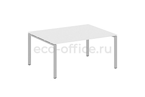 Стол переговорный (1 столешница) METAL SYSTEM STYLE БП.ПРГ-1.4 Белый / Серый металл фото