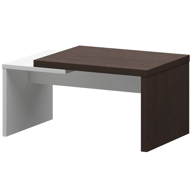 стол журнальный protech kzh-09 дуб венге/белый фото