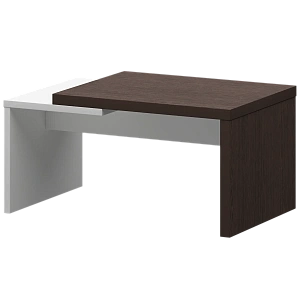 Стол журнальный Protech KZH-09 Дуб венге/Белый фото