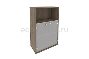 Шкаф средний широкий STYLE Л.СТ-2.2 Вяз Благородный фото