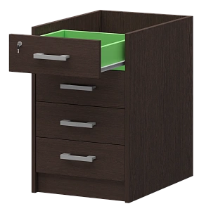 Корпус тумбы приставной Protech АТ-07 Дуб венге фото