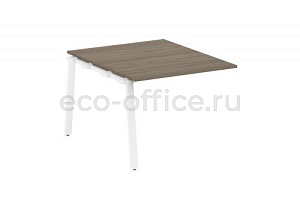 Проходной наборный элемент переговорного стола METAL SYSTEM STYLE БА.ППРГ-1 Вяз Благородный / Белый металл фото