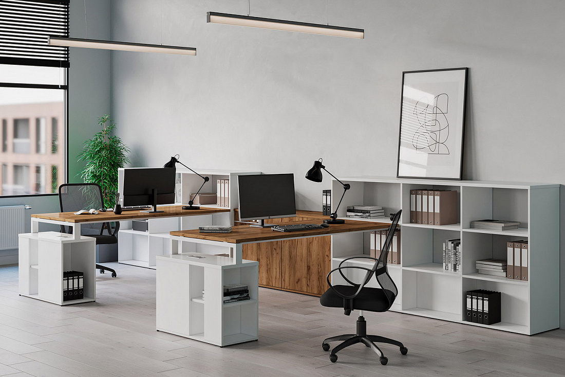 мебель для персонала tess дуб крафт золотой фото