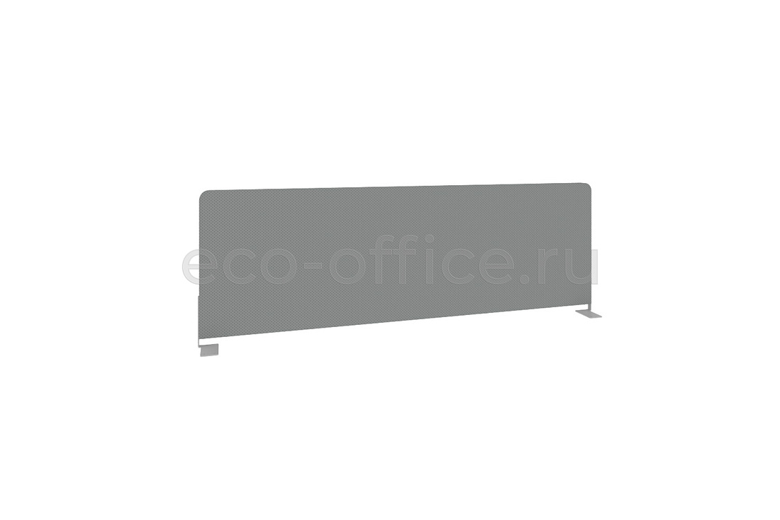 Экран тканевый для стола боковой L1200 METAL SYSTEM STYLE Б.ТЭКР-120 Серая сетчатая ткань TW02 купить в Москве
