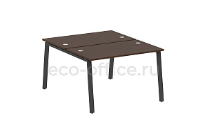 Рабочая станция METAL SYSTEM STYLE БА.РАС-СП-2.2 Венге Цаво / Антрацит металл фото