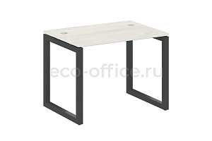 Стол письменный METAL SYSTEM QUATTRO 5x5 50БО.СП-1 Дуб Наварра / Антрацит металл фото