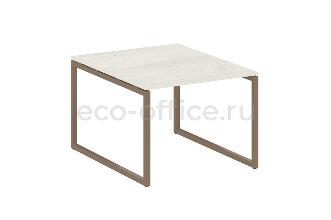 Стол переговорный (1 столешница) METAL SYSTEM QUATTRO 4x4 40БО.ПРГ-1.1 Дуб Наварра / Мокко металл  стоимость