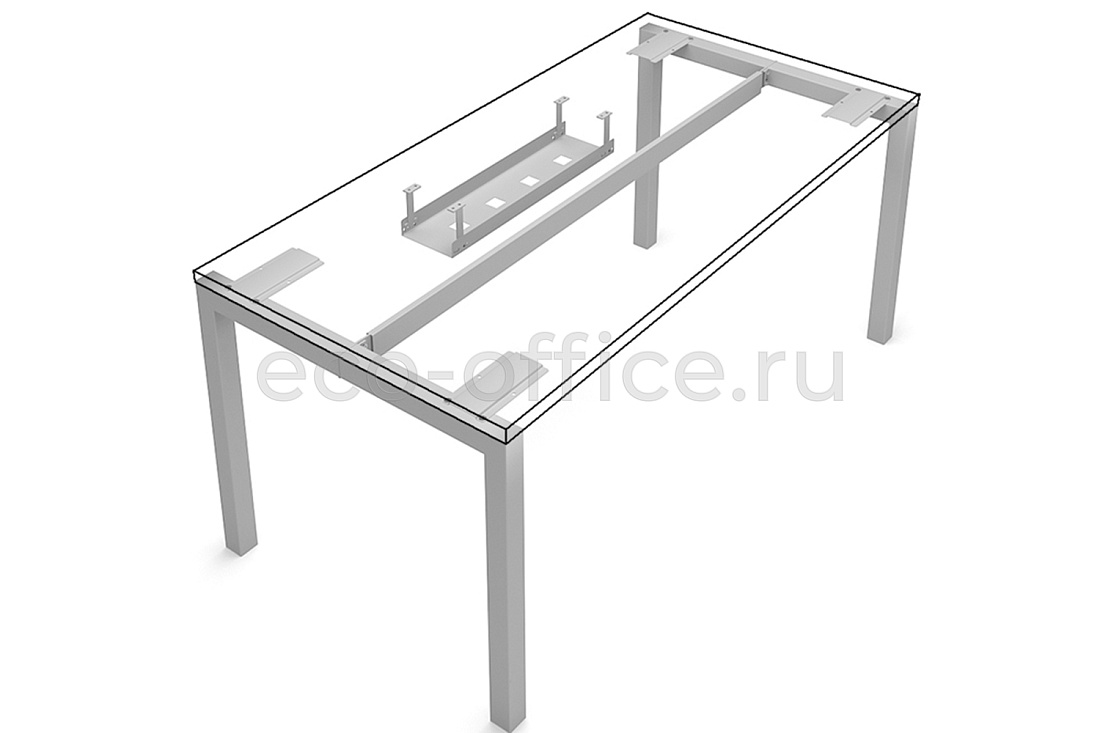 Кабель-канал горизонтальный узкий UCAHS6015 Алюминий  стоимость