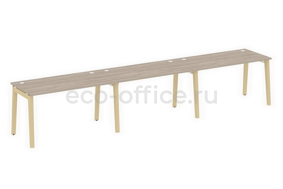 Рабочая станция на 3 рабочих места ONIX WOOD OW.RS-3.3.7 Дуб Аттик / Дуб Светлый  стоимость