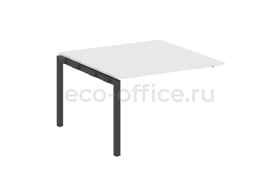 Проходной наборный элемент переговорного стола METAL SYSTEM QUATTRO 5x5 50БП.ППРГ-2 Белый / Антрацит металл  стоимость