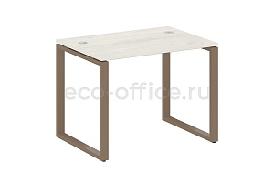 Стол письменный METAL SYSTEM STYLE БО.СП-1 Дуб Наварра / Мокко металл фото