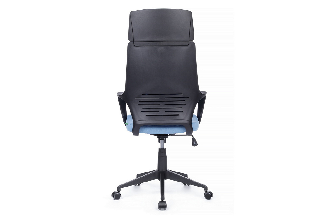Кресло офисное RV Chair IQ RV 8989 Чёрный пластик / Синяя ткань  стоимость
