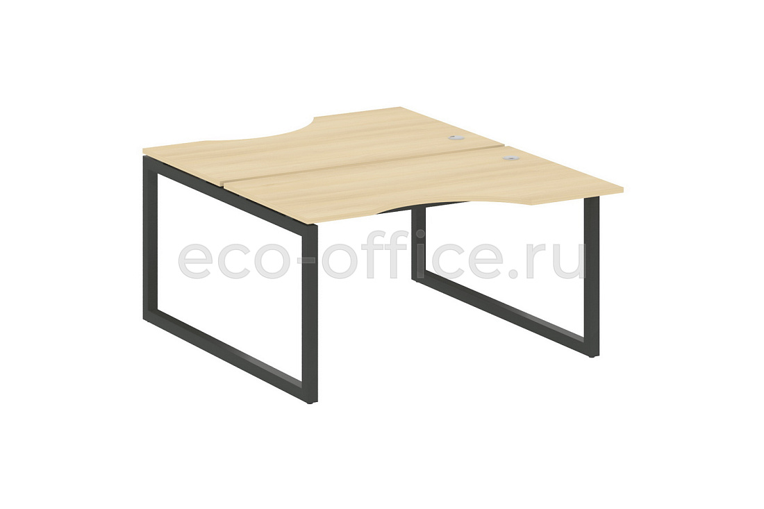 Рабочая станция криволинейная METAL SYSTEM QUATTRO 5x5 50БО.РАС-СА-2.2 Акация Лорка / Антрацит металл  стоимость