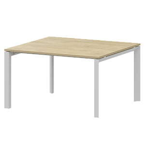 Стол переговорный на металлокаркасе Protech НТМП.П.120.11 Баттл Рок/Белый фото