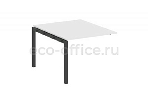 Проходной наборный элемент переговорного стола METAL SYSTEM QUATTRO 5x5 50БП.ППРГ-1 Белый / Антрацит металл фото