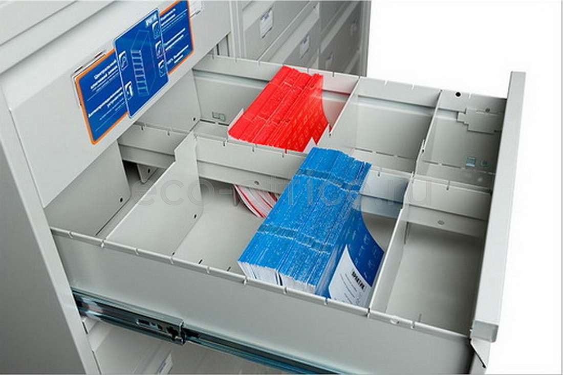 Шкаф картотека ПРАКТИК AFC-07С Серый RAL 7038  стоимость