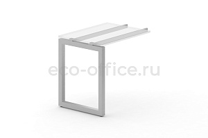 Металлокаркас на O-образной опоре 50х50 для приставки 600*600 Серый металл фото