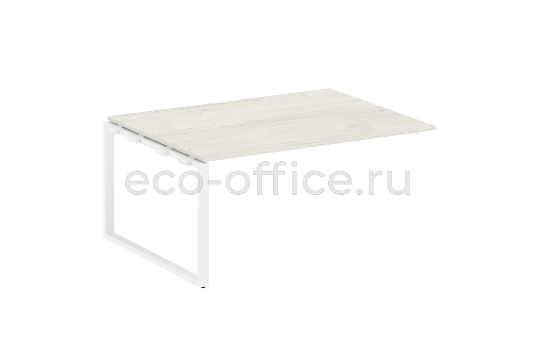 Проходной наборный элемент переговорного стола METAL SYSTEM STYLE БО.ППРГ-4 Дуб Наварра / Белый металл  стоимость