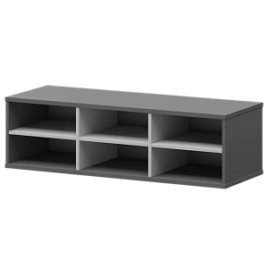 Надставка с вставкой для тумбы-купе Protech СМТ-12НВ.18 тип1 Графит/Белый фото