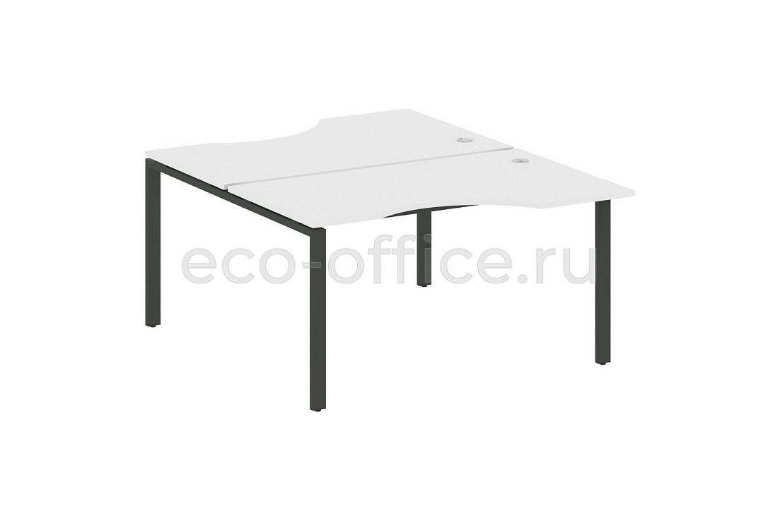Рабочая станция криволинейная METAL SYSTEM STYLE БП.РАС-СА-2.2 Белый / Антрацит металл  стоимость