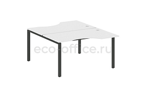 Рабочая станция криволинейная METAL SYSTEM STYLE БП.РАС-СА-2.2 Белый / Антрацит металл фото
