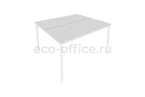 Рабочая станция на металлокаркасе SLIM SYSTEM С.СП-5.2 Серый / Белый металл фото