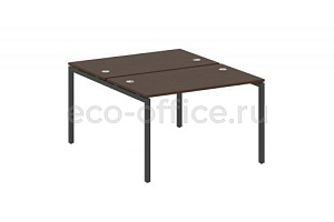 Рабочая станция METAL SYSTEM QUATTRO 4x4 40БП.РАС-СП-2.2 Венге Цаво / Антрацит металл фото