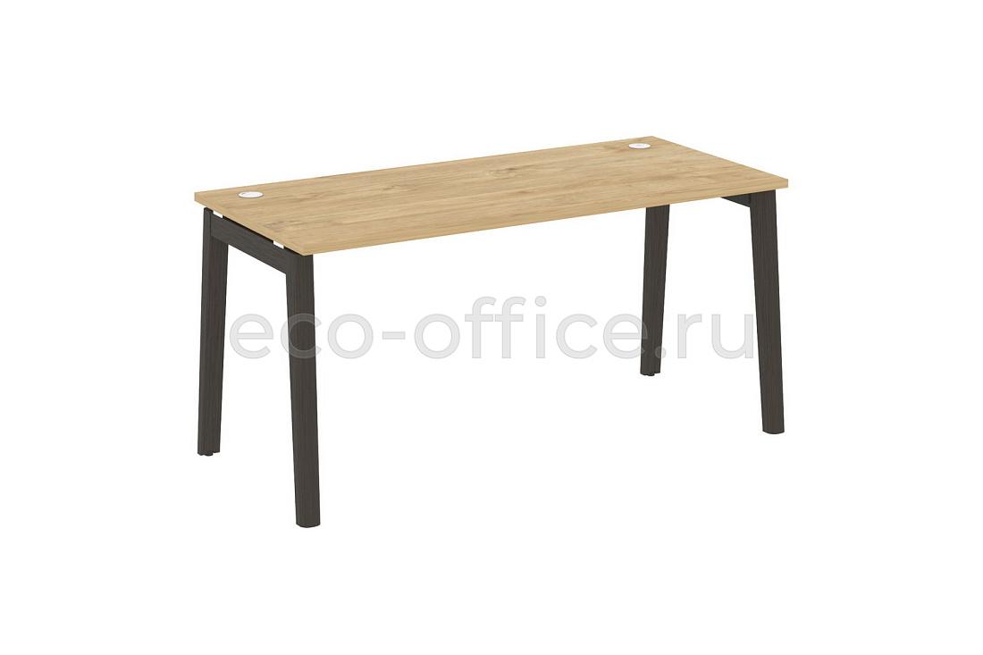 стол письменный onix wood ow.sp-4.7 тиквуд светлый / дуб тёмный фото