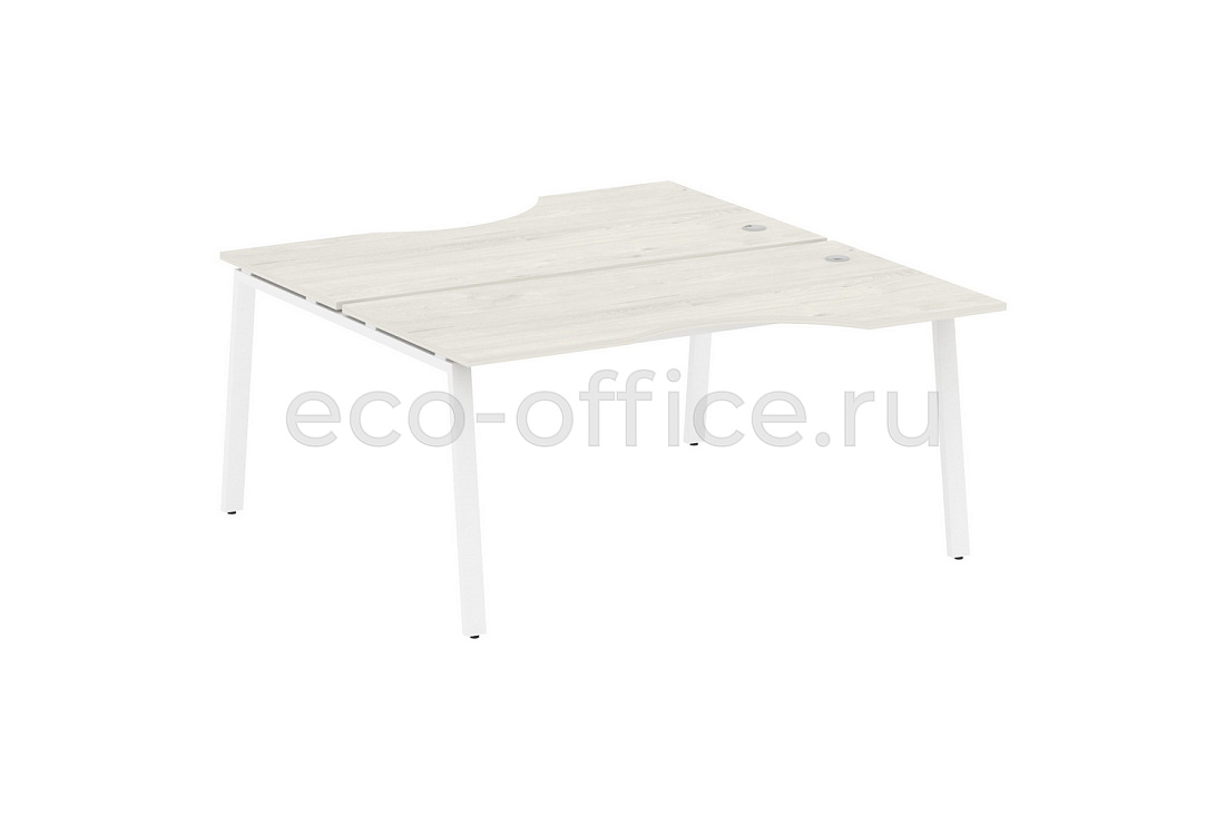 Рабочая станция криволинейная METAL SYSTEM STYLE БА.РАС-СА-2.1 Дуб Наварра / Белый металл  стоимость