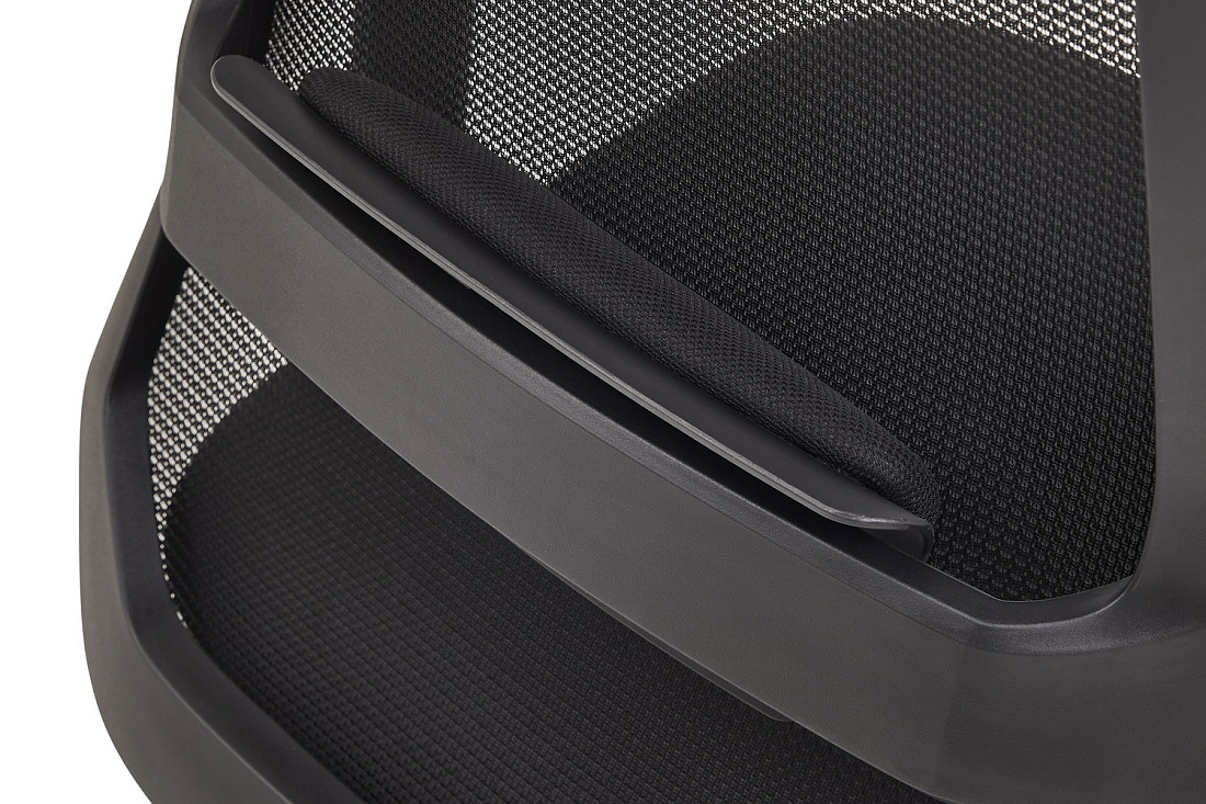 кресло rv chair lid 853a-dp3d чёрная сетка / чёрная ткань фото