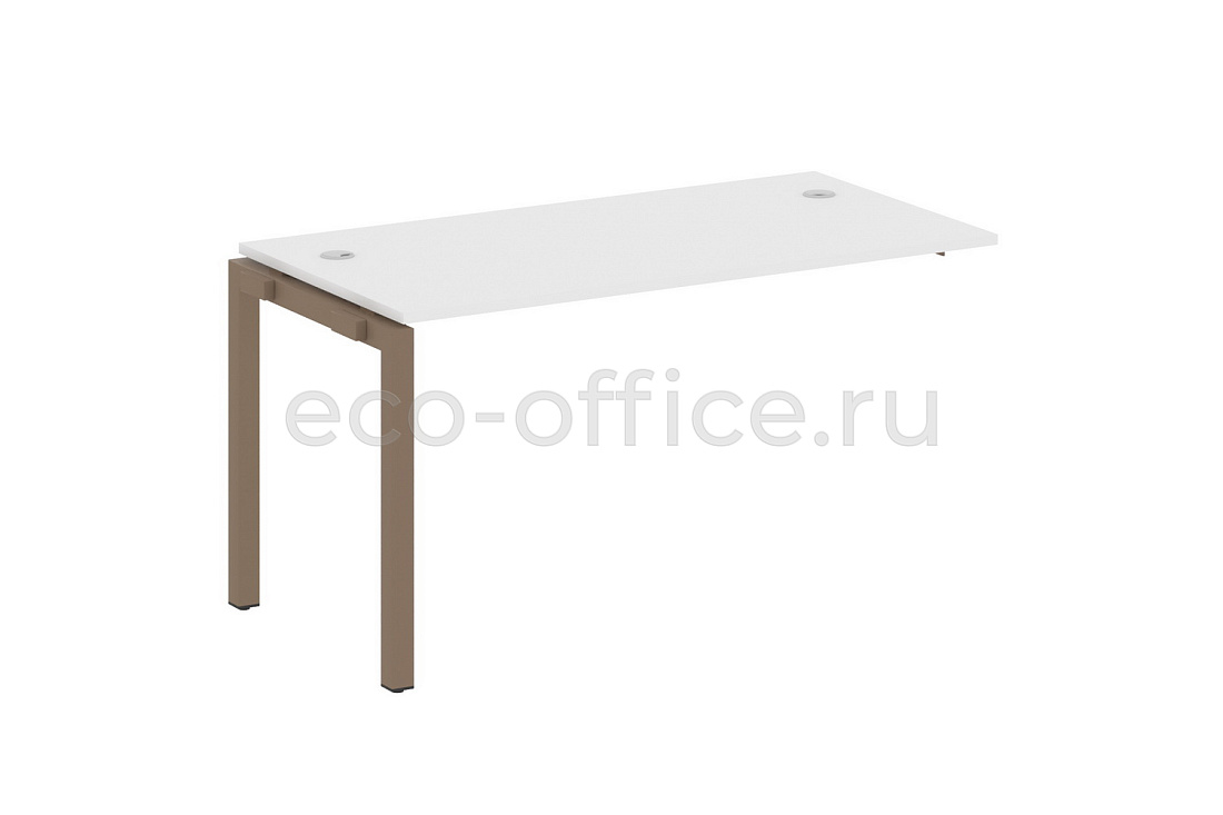 Проходной наборный элемент METAL SYSTEM QUATTRO 5x5 50БП.ПРС-СП-1.3 Белый / Мокко металл купить в Москве