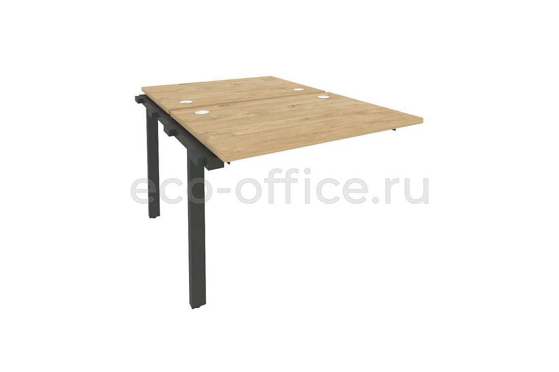 Наборный элемент рабочей станции на П-образном м/к ONIX O.M-2.NRS-1.7 Тиквуд Светлый / Антрацит металл  стоимость