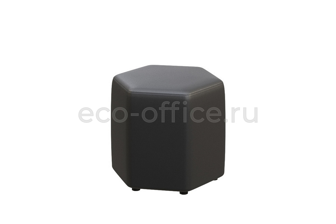 Пуф VERMONT PV-BB10 Чёрная экокожа купить в Москве