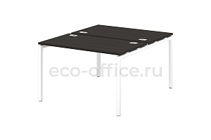 Стол-тандем на металлокаркасе 40*40 SENTIDA STEEL S-47 Дуб Честерфилд фото