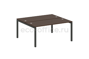 Рабочая станция METAL SYSTEM QUATTRO 5x5 50БП.РАС-СП-2.4 Венге Цаво / Антрацит металл фото