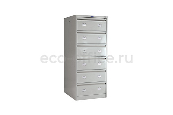 Шкаф картотека ПРАКТИК AFC-06C Серый RAL 7038 купить в Москве