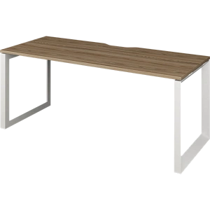Стол на металлокаркасе Protech НТМП.О-160 Дуб сафари/Белый фото
