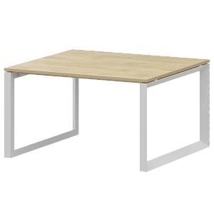 Стол переговорный на металлокаркасе Protech НТМП.О.120.11 Баттл Рок/Белый фото