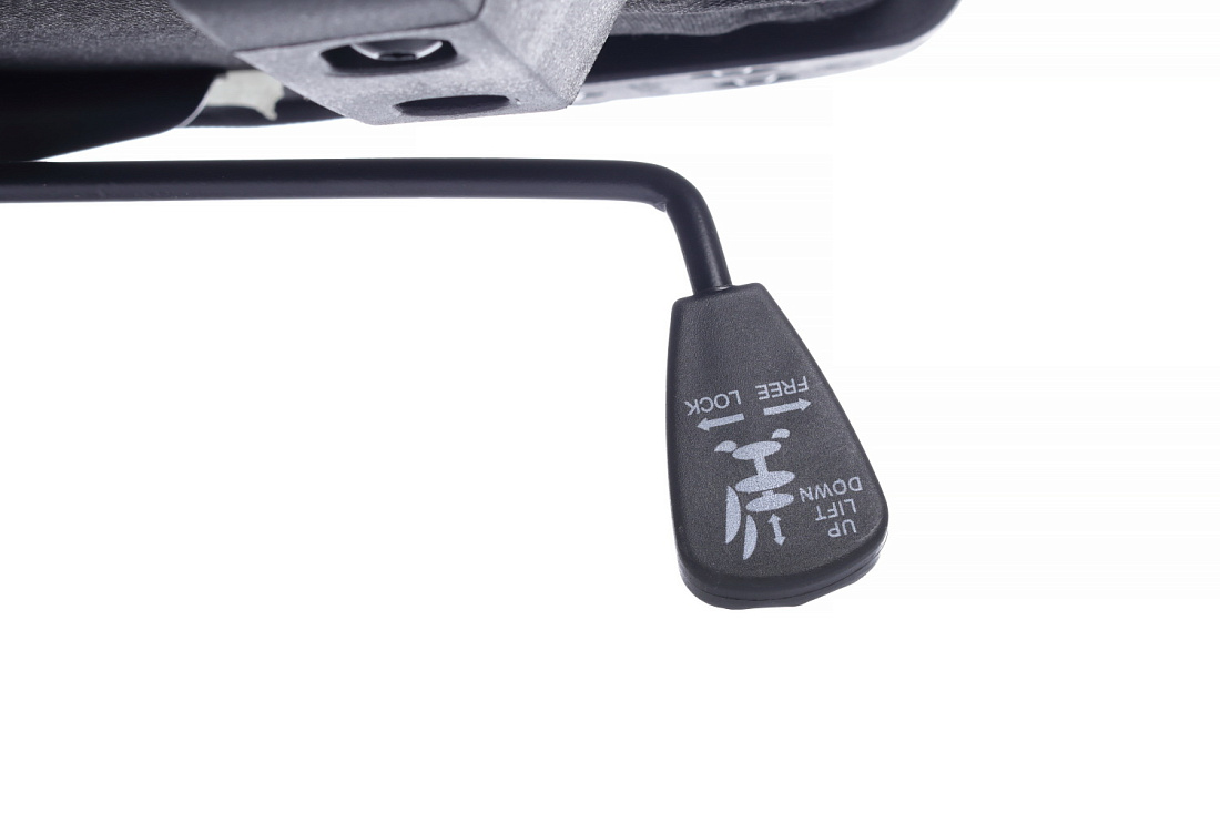 Кресло офисное RV Chair IQ RV 8989 Чёрный пластик / Серая ткань  стоимость