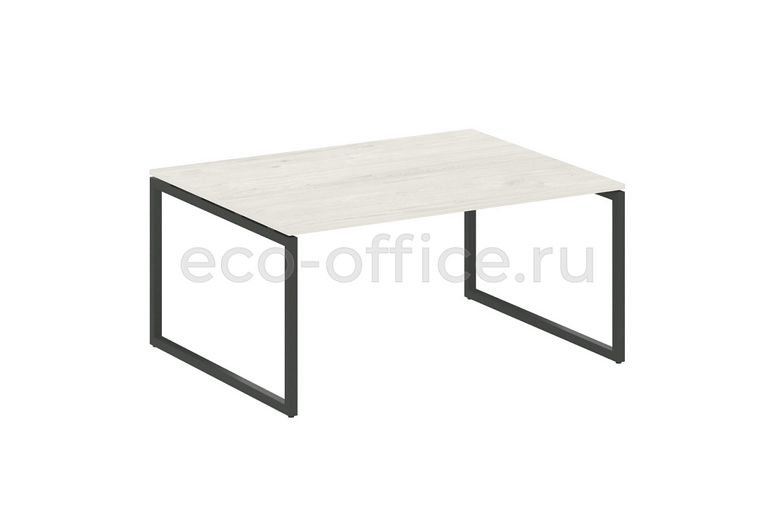 Стол переговорный (1 столешница) METAL SYSTEM QUATTRO 4x4 40БО.ПРГ-1.4 Дуб Наварра / Антрацит металл   стоимость