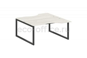 Рабочая станция криволинейная METAL SYSTEM QUATTRO 5x5 50БО.РАС-СА-2.1 Дуб Наварра / Антрацит металл фото