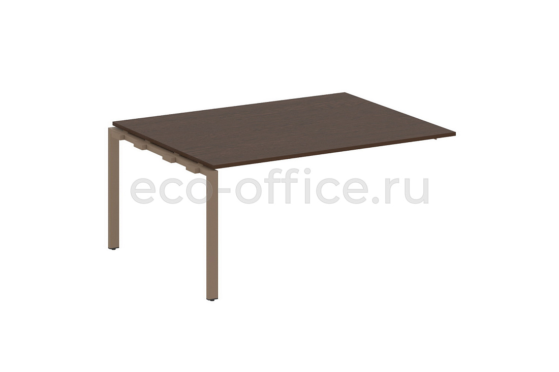 Проходной наборный элемент переговорного стола METAL SYSTEM STYLE БП.ППРГ-4 Венге Цаво / Мокко металл  стоимость