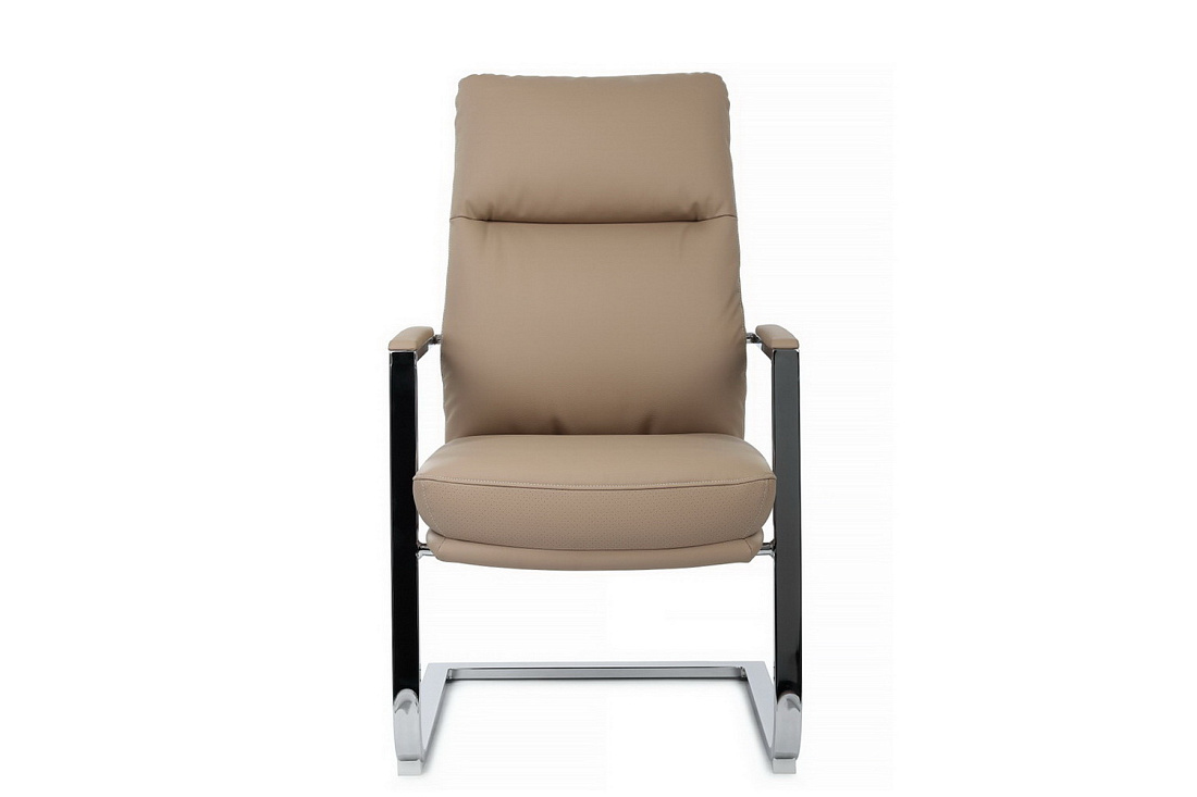 конференц-кресло rv chair leon-sf d916 бежевая экокожа фото