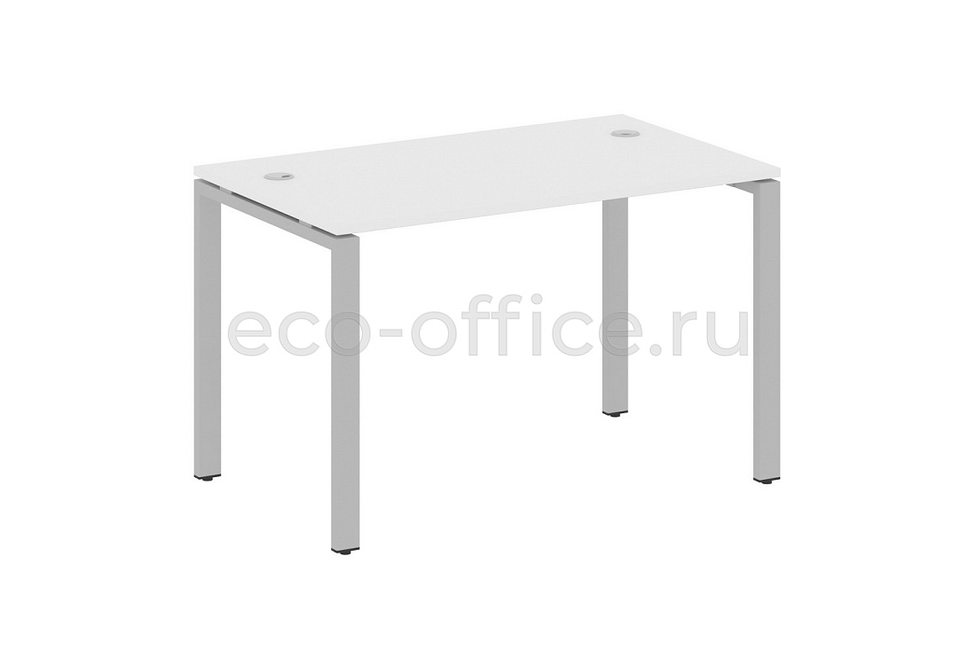 Стол письменный METAL SYSTEM STYLE БП.СП-2 Белый / Серый металл  стоимость
