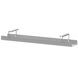 Кабель-канал для двойных бенчей Protech MKZ-0120.Ф Металлик фото