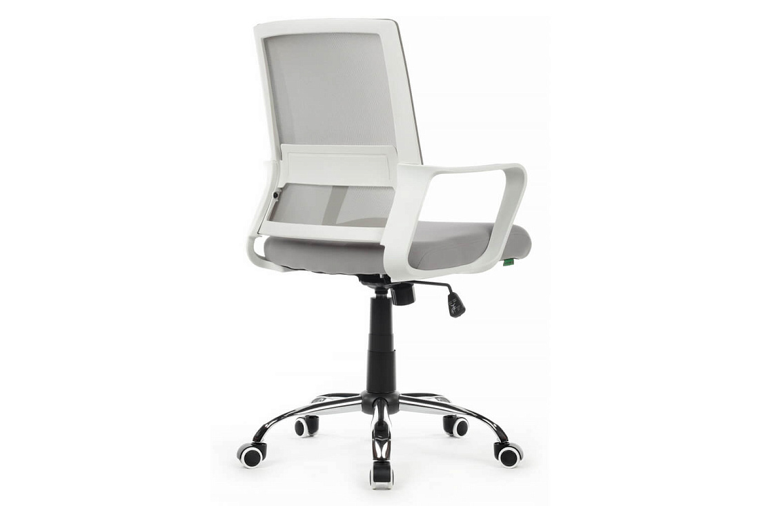 кресло rv chair mint 1029mw серая сетка / серая ткань фото