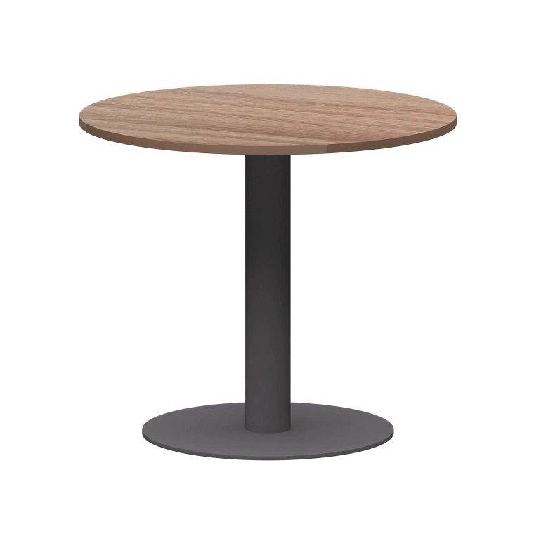 стол круглый protech ам-д90 темный шимо/антрацит фото