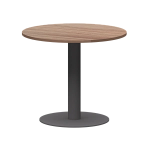 Стол круглый Protech АМ-Д90 Темный шимо/Антрацит фото